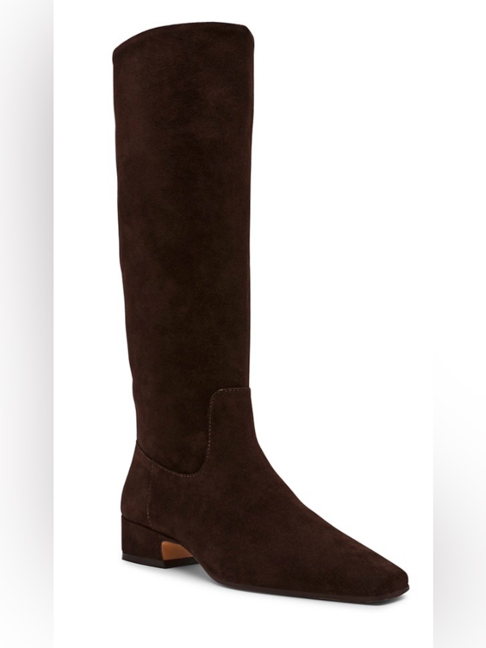 STEVE MADDEN Dantelle Tall Brown Suede Women's Knee-High Boot.